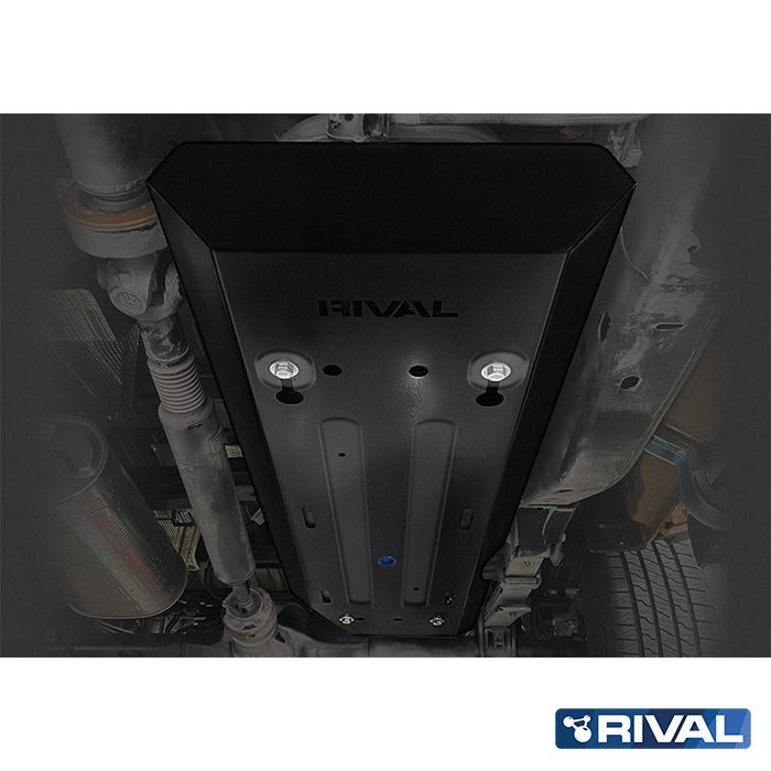 Rival Unterfahrschutz Alu 3 mm für Ford Ranger, 2022-heute, 3.0D; 2,0D Bi-Turbo AT 4WD , Kraftstofftankschutz