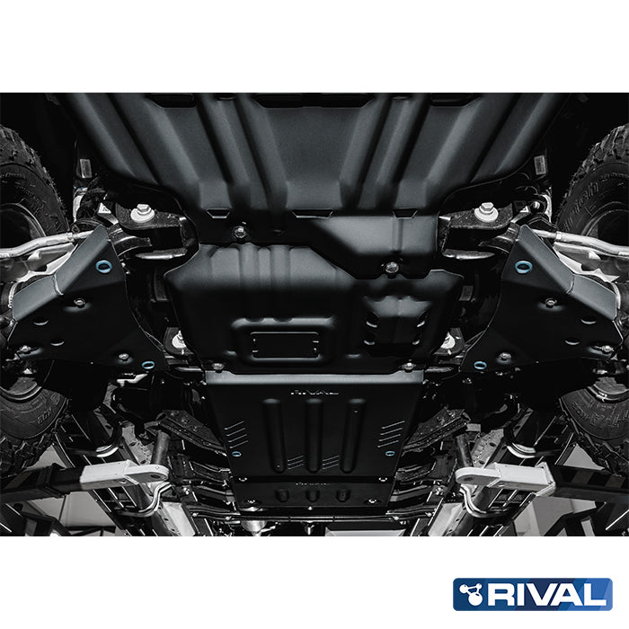 Rival Unterfahrschutz Alu 3 mm für Volkswagen Amarok, 2023-heute, 2.0D, 3.0D AT , Lower control arm