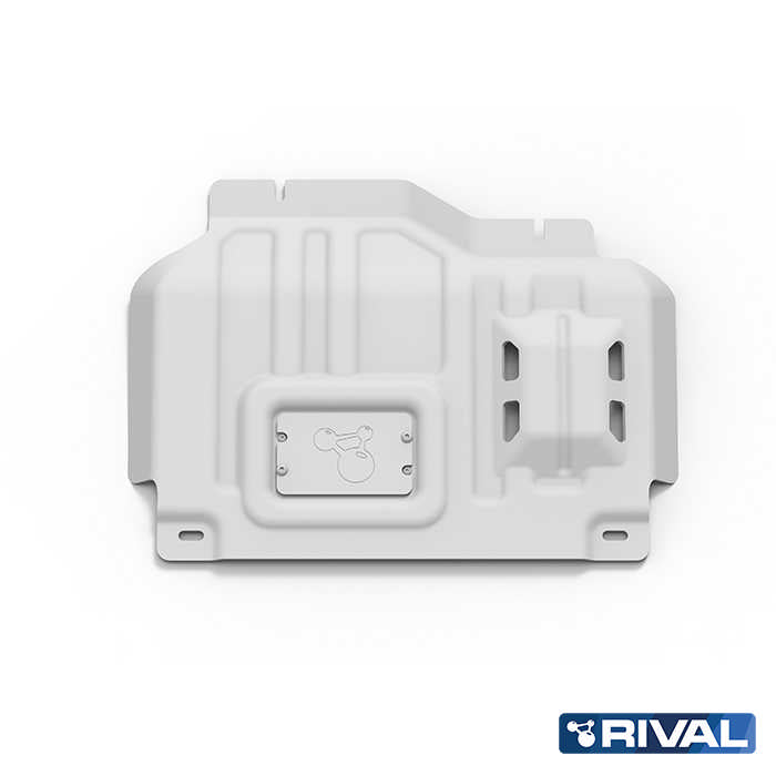 RIVAL Robuster Unterfahrschutz aus 6 mm Aluminium für Ford Ranger – maximaler Schutz für Motor & Kühler (silber)