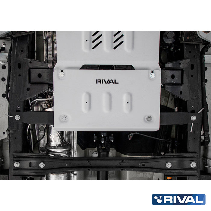 Rival Unterfahrschutz Alu 4mm für Ford Ranger, 2022-heute, 3.0D; 2,0D Bi-Turbo AT 4WD, Verteilergetriebe