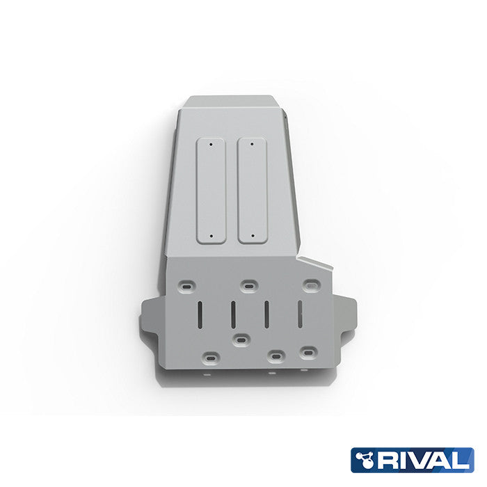 Rival Unterfahrschutz Alu 6mm für Jeep Wrangler, 2007-2018, 2-Doors/4-Doors 3,6, Motor + Getriebe, Silver, Aluminum