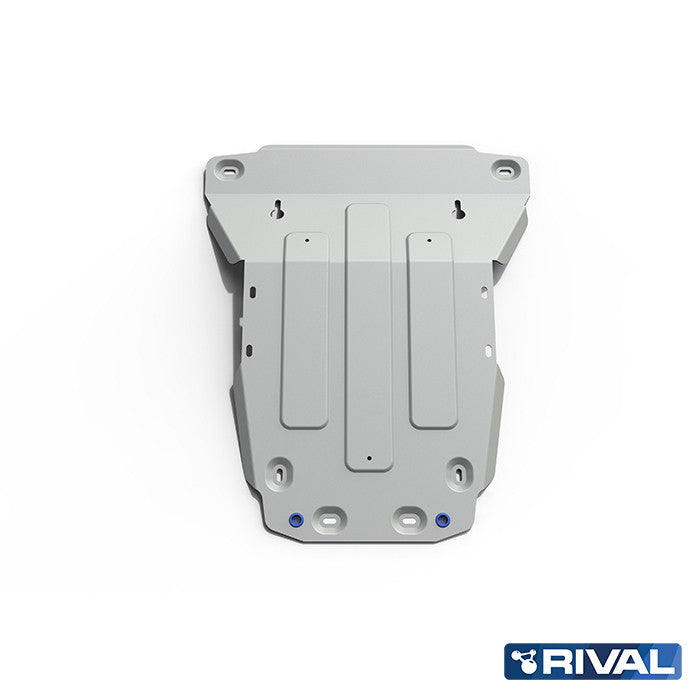 Rival Unterfahrschutz Alu 6mm für Land Rover Discovery IV, 2009-2015, all, Kühler + Motor, Silver, Aluminum