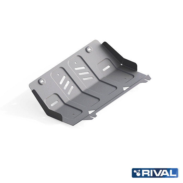 Rival Unterfahrschutz Alu 6mm für Mitsubishi L200 / Triton, 2015-2023, 2,4D; 2,2D, Kühler, Silver, Aluminum