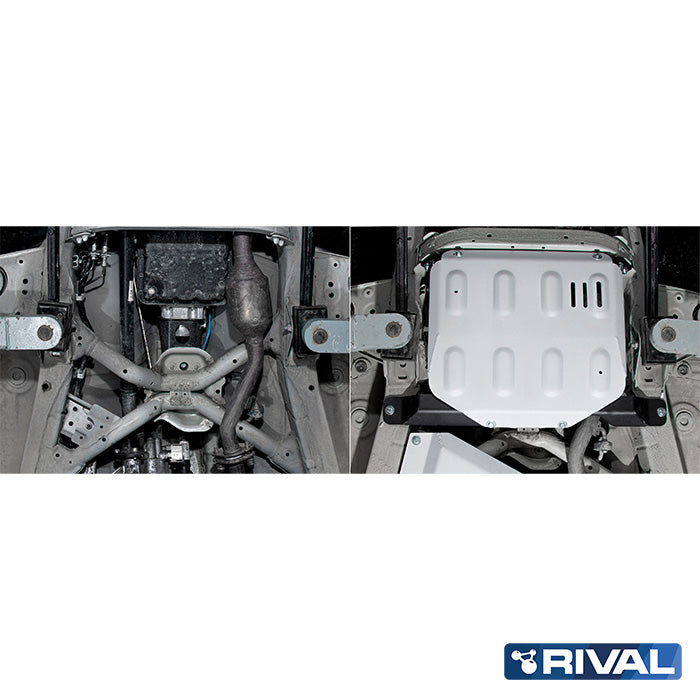 Rival Unterfahrschutz Alu 6mm für Suzuki Jimny, 2018-heute, 1,5, Getriebe, Silver, Aluminum