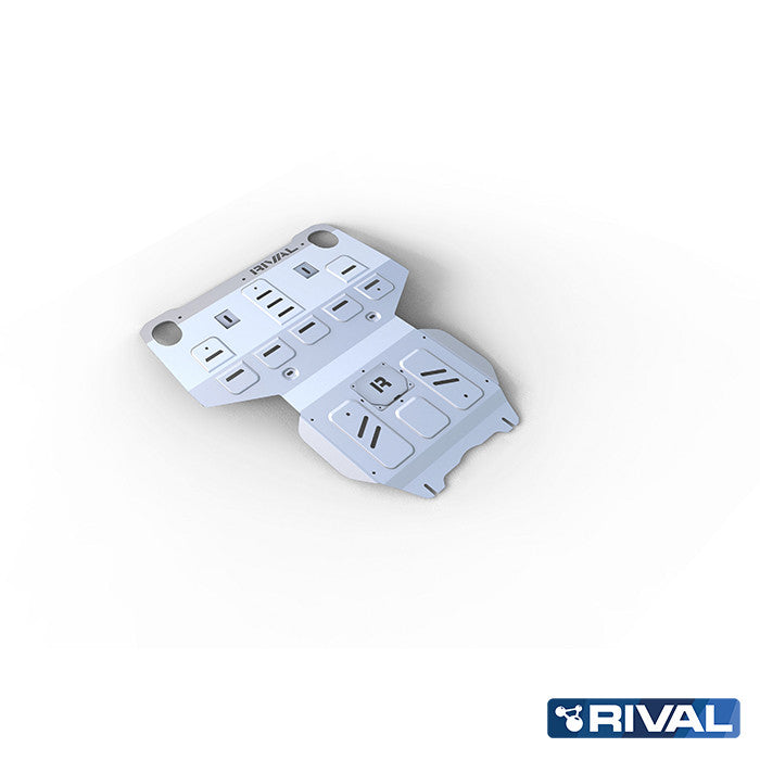 Rival Unterfahrschutz Alu 4mm für Toyota Hilux, 2015-heute, 4WD 2,8D; 2,4D (EURO6 approved), Kühler + Motor