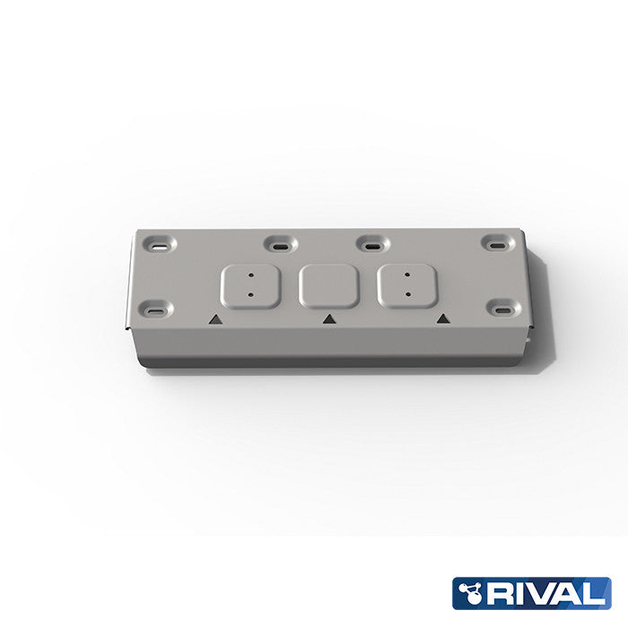 Rival Unterfahrschutz Alu 6mm für Toyota Land Cruiser HZJ78 / HZJ79, 2007-2023, 4,2D, Steering rods, Silver, Aluminum