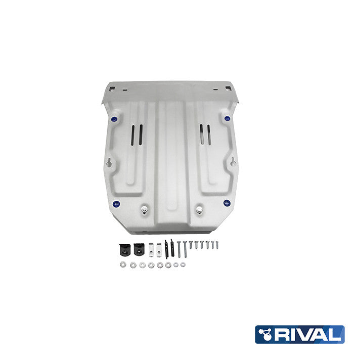 Rival Unterfahrschutz Alu 4mm für VW Touareg, 2010-2018, V 3,0; TDI; 3,6; FSI, Motor - Needs to be installed with 2333.4604.1 only!