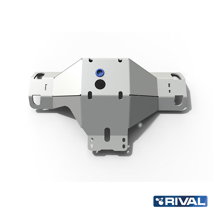 Rival Unterfahrschutz Alu 6mm für VW Amarok, 2016-2021, 2,0TDI; 3,0TDI, Differential, Silver, Aluminum