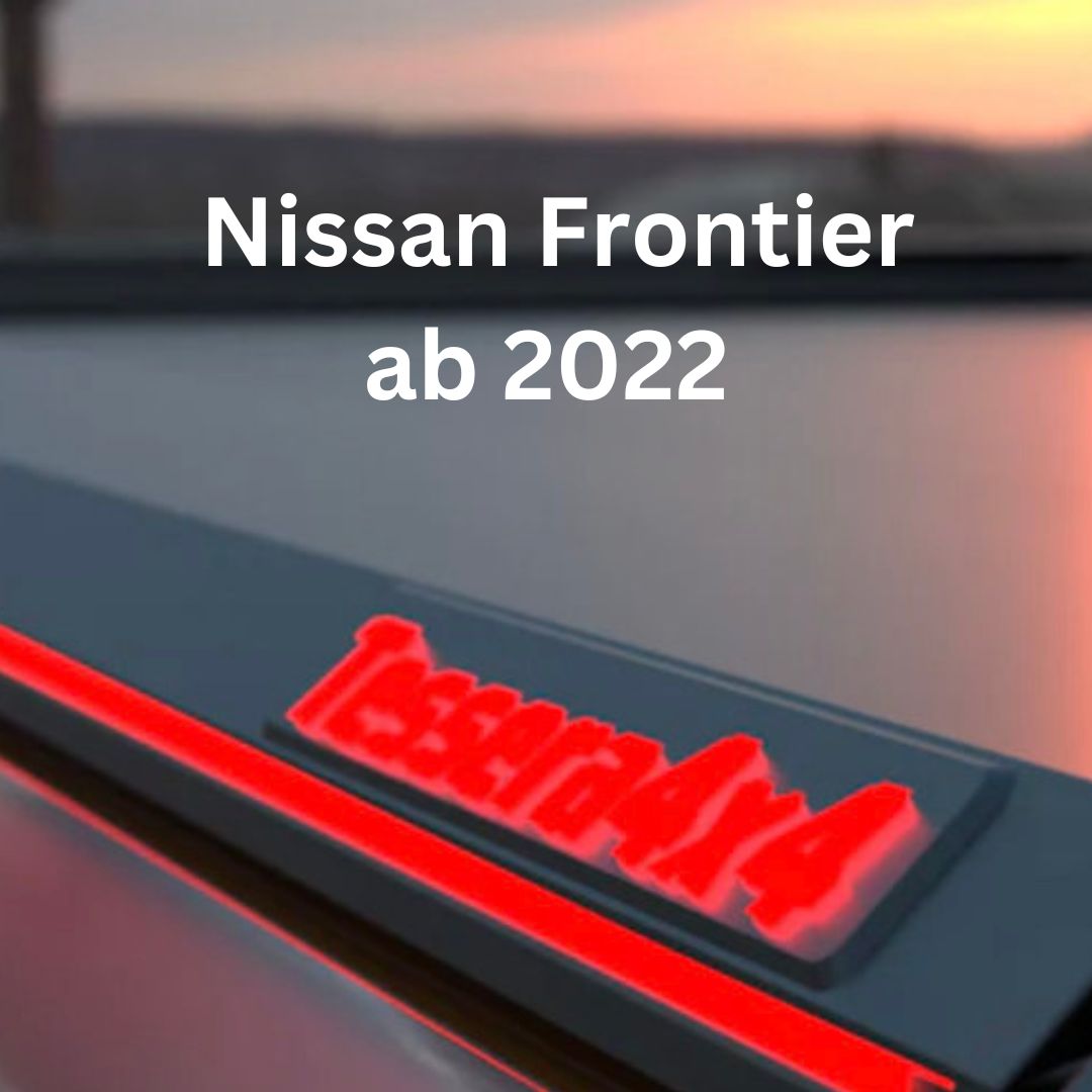 Pickuprollo Tessera Roll+ für Nissan Frontier, ab 2022 – Laderaumabdeckung aus Aluminium, Schwarz Matt