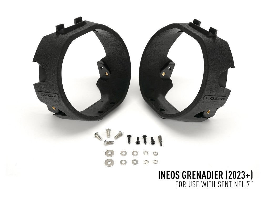 Lazer Lamps Kühlergrill-Kit INEOS Grenadier Sentinel 7" STD Leuchtenart STD