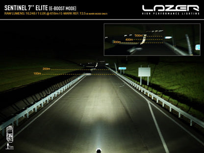 Lazer Lamps Kühlergrill-Kit INEOS Grenadier Sentinel 7" STD Leuchtenart STD
