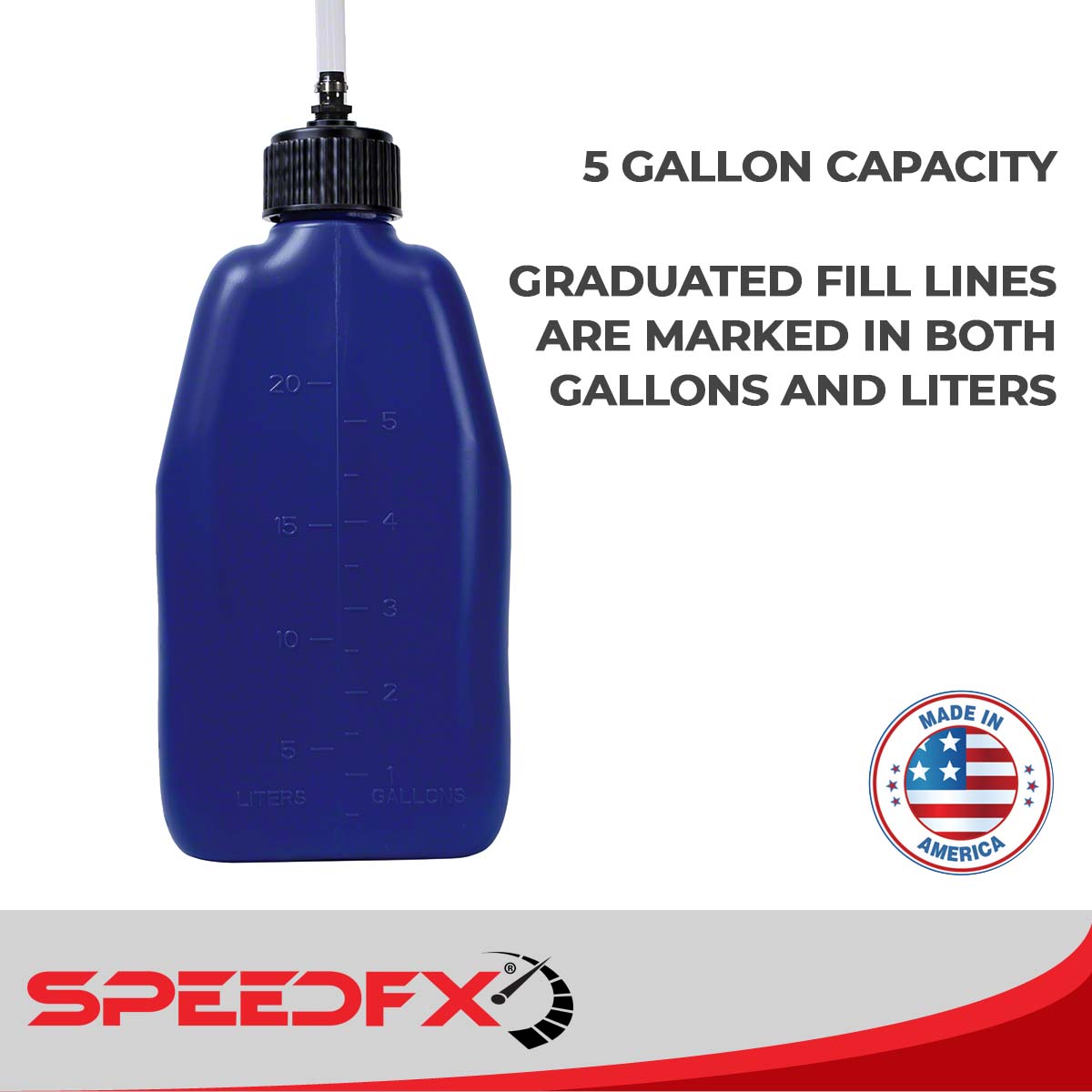 Flüssigkeitsbehälter SpeedFX Blue Utility Jug – 5 Gallonen (≈ 19 Liter)