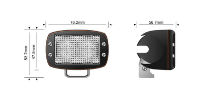 STEDI 10W Mini V2 LED Flood Light – Warmweiß/Amber
