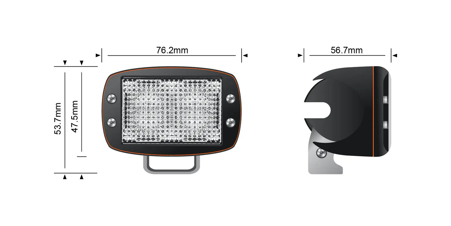 STEDI 10W Mini V2 LED Flood Light – Kaltweiß