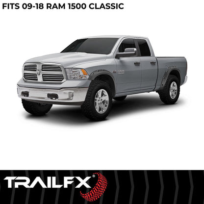 TrailFX Fender Flares - Robuste Kotflügelverbreiterunge Pocket Style, 51/64mm, für deinen Dodge Ram 1500 2009--heute) - 4. Gen. Classic Modelll