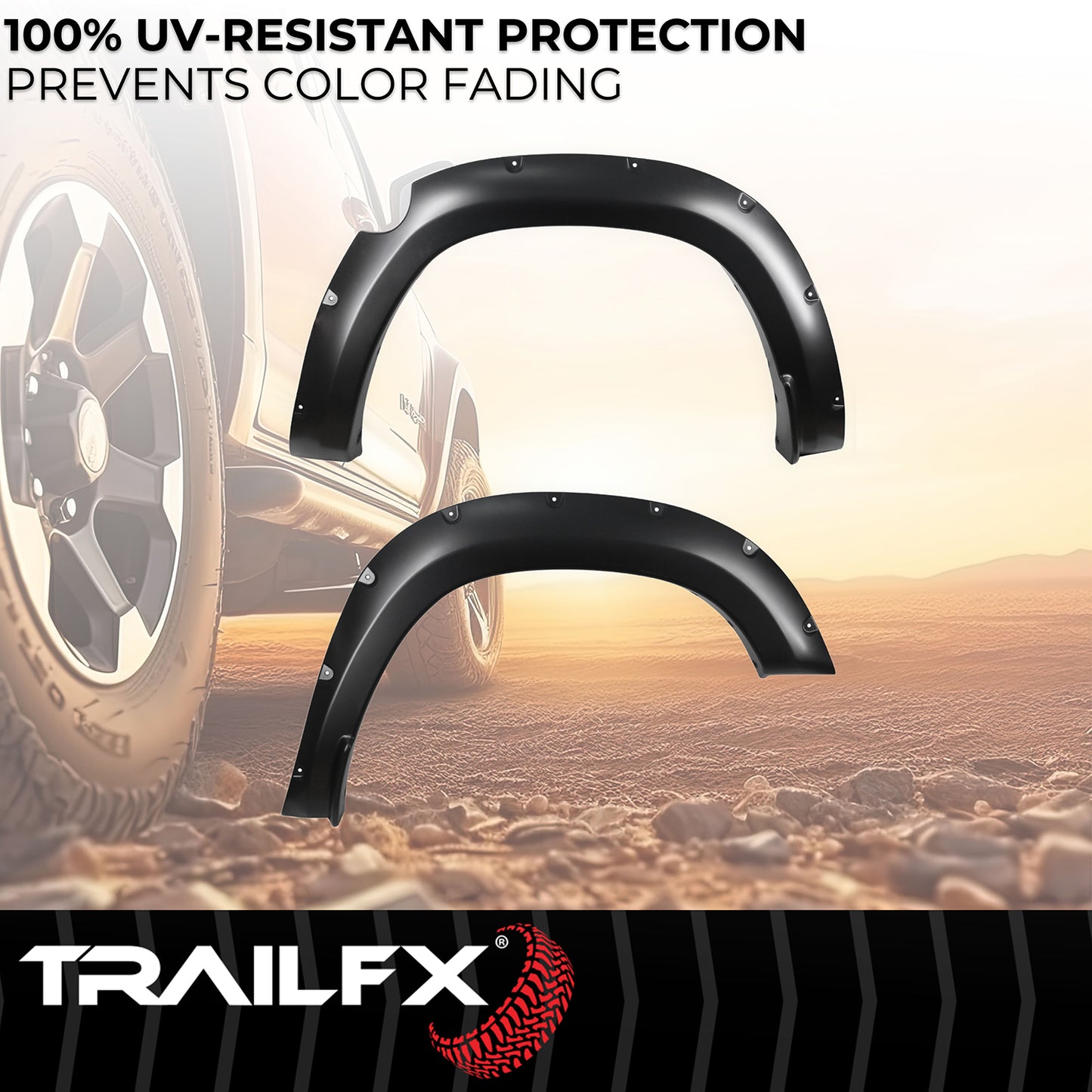 TrailFX Fender Flares - Robuste Kotflügelverbreiterunge Pocket Style, 51/64mm, für deinen Dodge Ram 1500 (2019-heute)