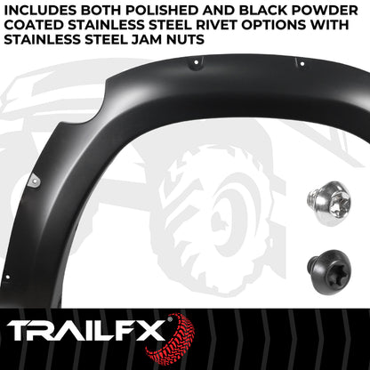 TrailFX Fender Flares - Robuste Kotflügelverbreiterunge Pocket Style, 51/64mm, für deinen Dodge Ram 1500 2009--heute) - 4. Gen. Classic Modelll