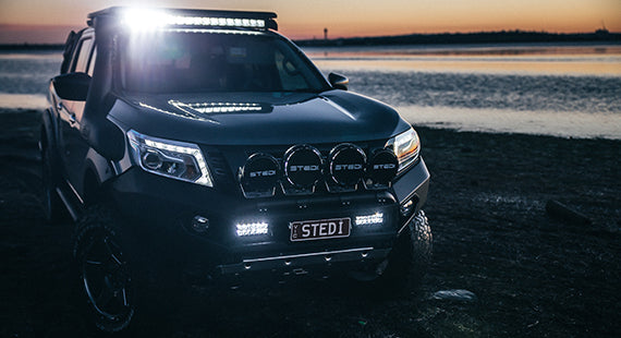 STEDI Nissan Navara D23 NP300 Fernlicht Adapter