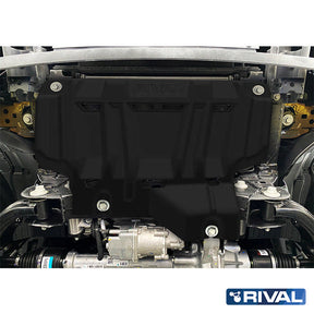 Rival Unterfahrschutz Alu 3 mm für Volkswagen Amarok, 2023-heute, 2.0D, 3.0D AT 4WD , Kühler