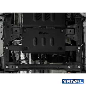 Rival Unterfahrschutz Alu 3 mm für Ford Ranger, 2022-heute, 3.0D; 2,0D Bi-Turbo AT 4WD , Verteilergetriebe