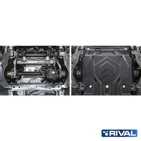 Rival Unterfahrschutz Alu 3 mm für Mitsubishi Pajero Sport, 2021-heute, 3,0/2,4D , Motor