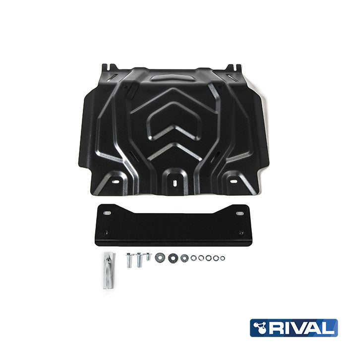 Rival Unterfahrschutz Alu 3 mm für Mitsubishi Pajero Sport, 2016-heute, 2,4; 3,0 , Motor