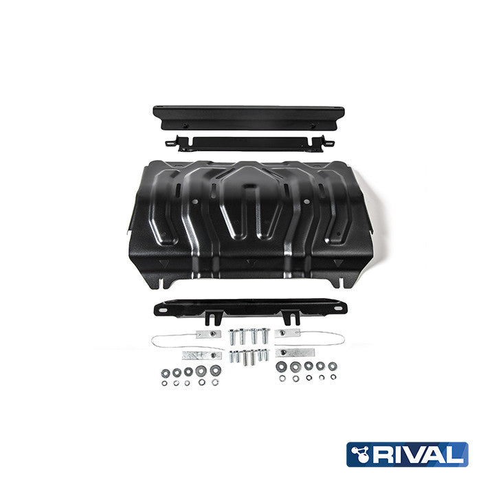 Rival Unterfahrschutz Stahl 3 mm für Mitsubishi L200 / Triton, 2015-2023, 2,4D; 2,2D , Kühler