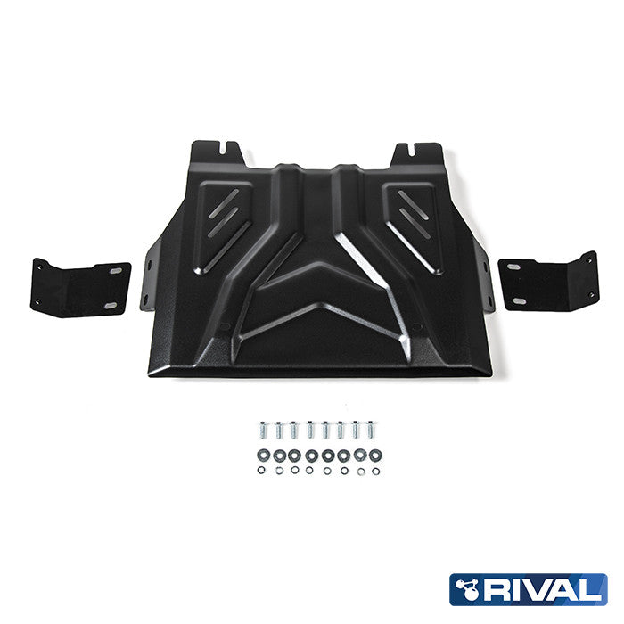 Rival Unterfahrschutz Stahl 3 mm für Mitsubishi L200 / Triton, 2015-2023, 2,4D; 2,2D , Verteilergetriebe