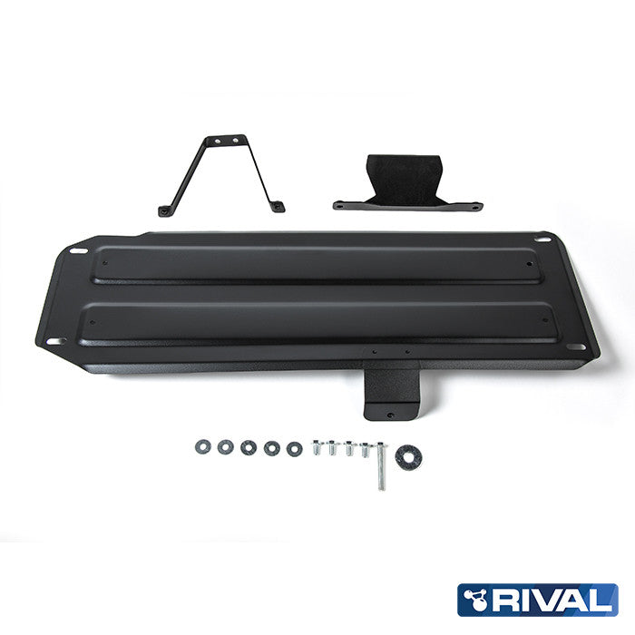 Rival Unterfahrschutz Stahl 3 mm für Mitsubishi L200 / Triton, 2015-2023, 2,4D; 2,2D , Kraftstofftankschutz
