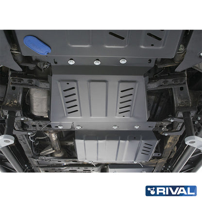 Rival Unterfahrschutz Alu 3 mm für Nissan Navara, 2015-2021, 2,5D; 2,3D (incl. EURO6) , Getriebe