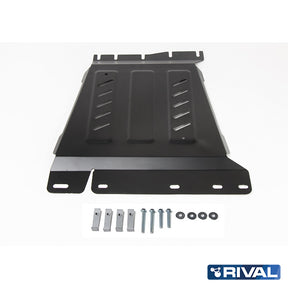 Rival Unterfahrschutz Alu 3 mm für Nissan Navara, 2005-2015, 2,5D; 3,0D , Getriebe