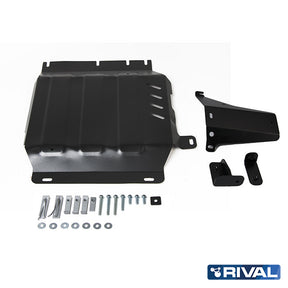 Rival Unterfahrschutz Alu 3 mm für Nissan Navara, 2015-2021, 2,5D; 2,3D (incl. EURO6) , Verteilergetriebe