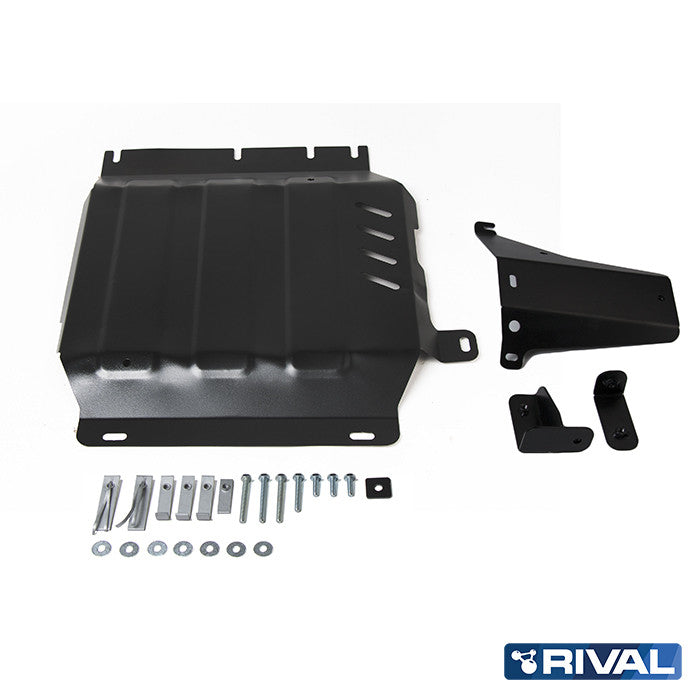 Rival Unterfahrschutz Stahl 3 mm für Nissan Navara, 2005-2015, 2,5D; 3,0D , Verteilergetriebe