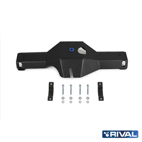 Rival Unterfahrschutz Alu 3 mm für Toyota Hilux, 2015-heute, 4WD 2,8D; 2,4D (EURO6 approved) , Differential