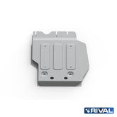 Rival Unterfahrschutz Alu 6mm für Jeep Wrangler, 2007-2018, 2-Doors/4-Doors 2,8D, Verteilergetriebe, Silver, Aluminum