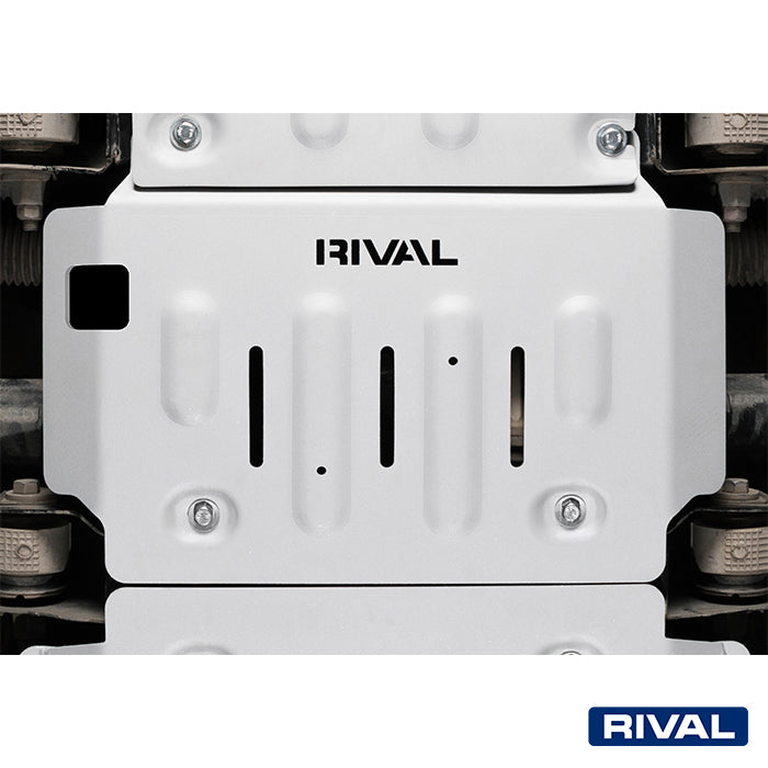 Rival Unterfahrschutz Alu 6mm für Dodge RAM 1500 / RAM 1500 TRX, 2018-heute, 5.7, 5.7 Hybrid; 3.0D; 6.2 V8, Motor, Silver, Aluminum