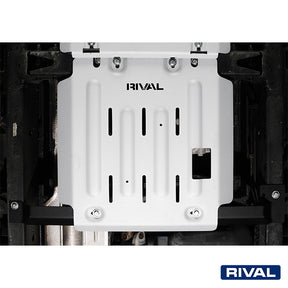 Rival Unterfahrschutz Alu 6mm für Dodge RAM 1500 / RAM 1500 TRX, 2018-heute, 5.7, 5.7 Hybrid; 6.2 V8, Verteilergetriebe, Silver, Aluminum