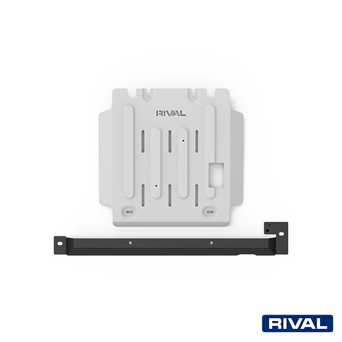 Rival Unterfahrschutz Alu 6mm für Dodge RAM 1500 / RAM 1500 TRX, 2018-heute, 5.7, 5.7 Hybrid; 6.2 V8, Verteilergetriebe, Silver, Aluminum