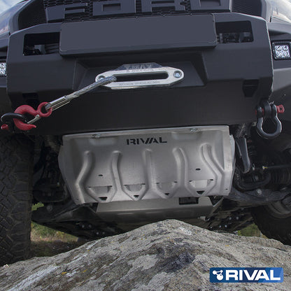 Rival Unterfahrschutz Alu 4mm für Ford Ranger, 2012-2022, 2,2; 3,2; 2.0 TDCi, Kühler
