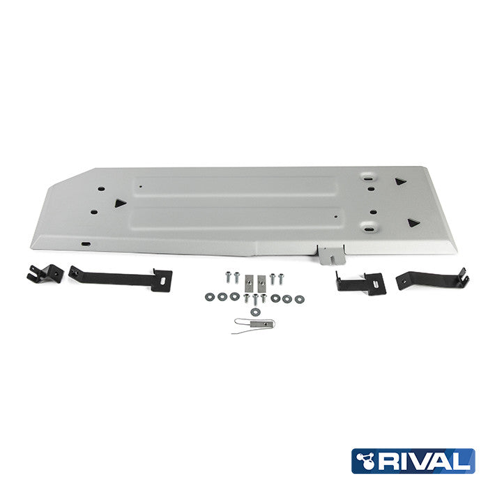 Rival Unterfahrschutz Alu 4mm für Ford Ranger, 2012-2022, 2,2; 3,2; 2.0 TDCi, Kraftstofftankschutz