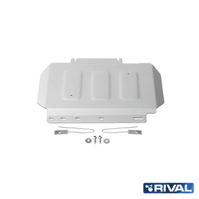 RIVAL Robuster Unterfahrschutz aus 6 mm Aluminium für Ford Ranger – maximaler Schutz für Motor & Kühler (silber)