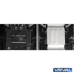 Rival Unterfahrschutz Alu 4mm für Ford Ranger, 2012-2022, 2,2; 3,2; 2.0 TDCi, Getriebe