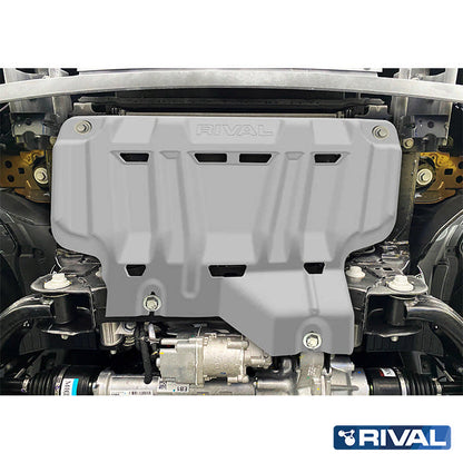 Rival Unterfahrschutz Alu 4mm für Ford Ranger, 2022-heute, 3.0D; 2,0D Bi-Turbo AT 4WD, Kühler
