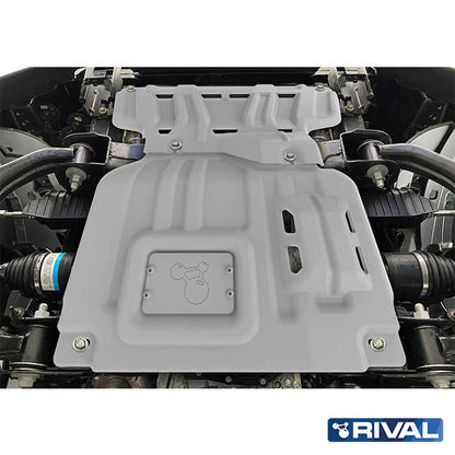 Rival Unterfahrschutz Alu 4mm für VW Amarok, 2023-heute, 2.0D, 3.0D AT 4WD, Motor
