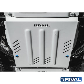 Rival Unterfahrschutz Alu 6mm für VW Amarok, 2023-heute, 2.0D, 3.0D AT 4WD, Getriebe skid, Silver, Aluminum