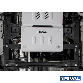 Rival Unterfahrschutz Alu 4mm für Ford Ranger Raptor, 2022-heute, 3,0 Twin-Tubro V6 AT 4WD, Verteilergetriebe