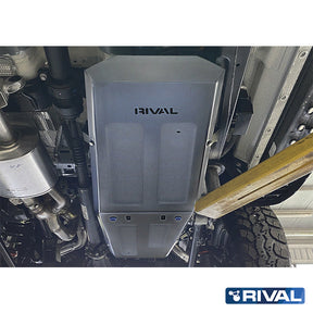 Rival Unterfahrschutz Alu 4mm für Ford Ranger Raptor, 2022-heute, 3,0 Twin-Tubro V6 AT 4WD, Kraftstofftankschutz