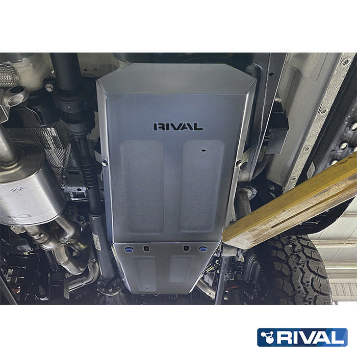 Rival Unterfahrschutz Alu 4mm für Ford Ranger Raptor, 2022-heute, 3,0 Twin-Tubro V6 AT 4WD, Kraftstofftankschutz