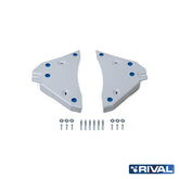 Rival Unterfahrschutz Alu 6mm für VW Amarok, 2023-heute, 2.0D, 3.0D AT, Lower control arm, Silver, Aluminum