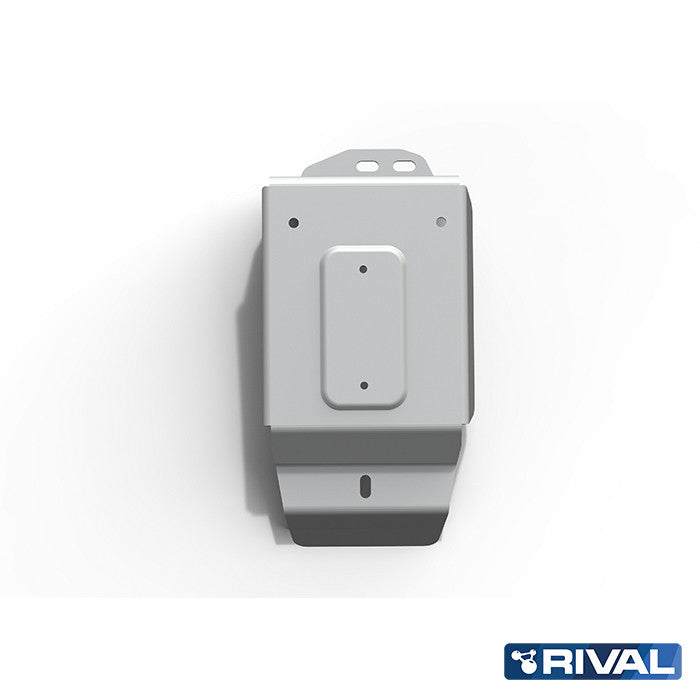 Rival Unterfahrschutz Alu 6mm für Jeep Wrangler, 2007-2018, 2-Doors 3,6, Fuel filter, Silver, Aluminum